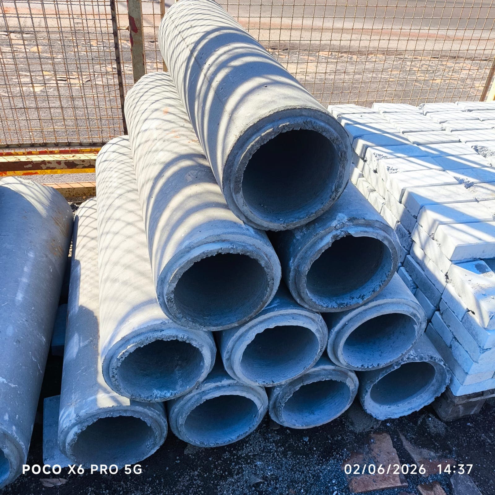 Tubos de concreto (manilhas)